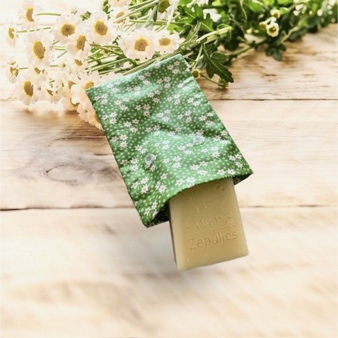 POCHETTE SAVON EN COTON ENDUIT