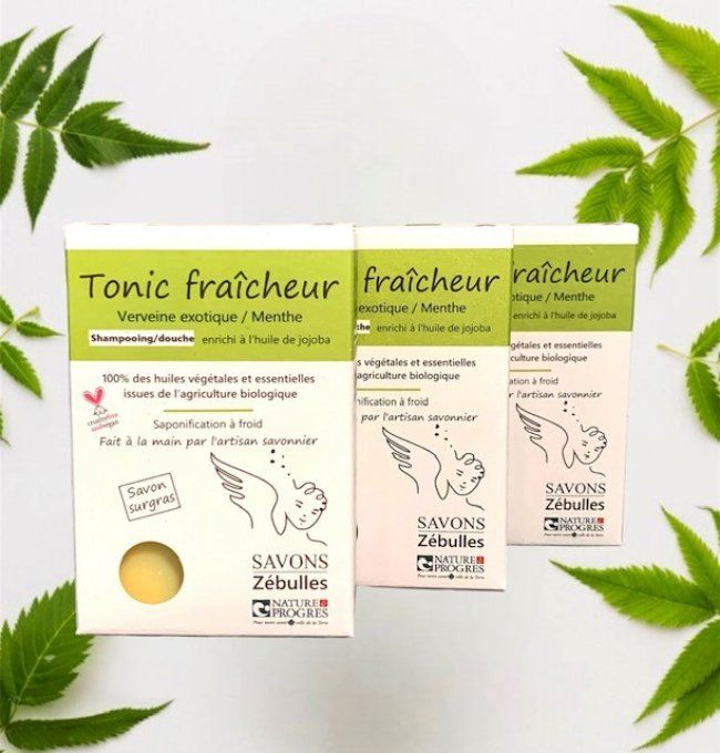 SAVON/SHAMPOOING SOLIDE TONIC FRAÎCHEUR