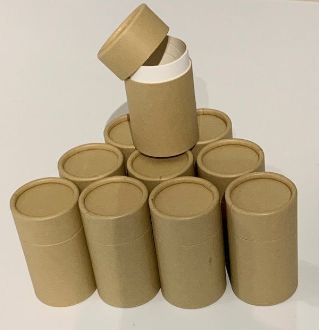 10 Tubes kraft push-up pour déodorant